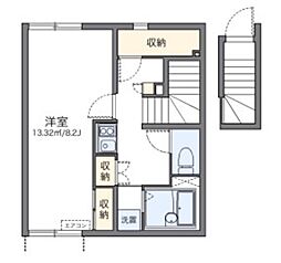 レオネクストMKヴィヴレ 1Kの間取図画像