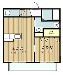 ロータス 1LDKの間取図画像