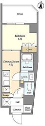 GRANPASEO清澄白河2 1DKの間取図画像