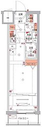 ハーモニーレジデンスパレスフロント 1LDKの間取図画像