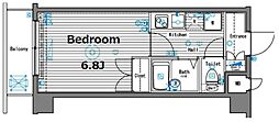ガラ・ステージ田園調布 1Kの間取図画像