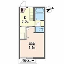 グリーンハイツ小松島 202 ｜ 宮城県仙台市青葉区小松島３丁目11-8（賃貸アパート1K・2階・24.50㎡） その2