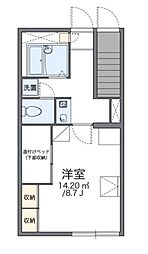 レオパレスアネックス・ユキ 1Kの間取図画像