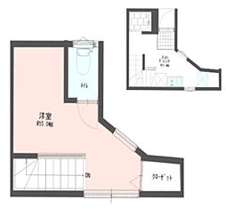 トモワセレジデンス 1DKの間取図画像