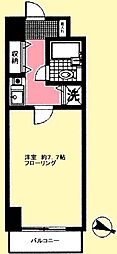 ピュアシティ子安通 1Kの間取図画像