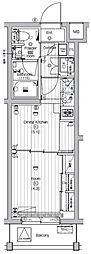 PREMIUMCUBE世田谷♯mo 1DKの間取図画像