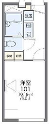 レオパレスパークハイム 1Kの間取図画像