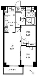 ザ・ケンジントン・レジデンスときわ台 1階2LDKの間取り