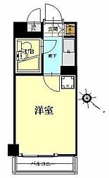 クリオ石川台壱番館 1Kの間取図画像