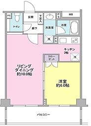 BelSoleil 1LDKの間取図画像