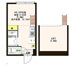 間取図画像 ワンルーム