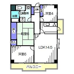 メゾンリバーサイド1 4階/-