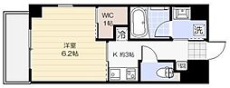 ダンラベニール北新宿 1Kの間取図画像