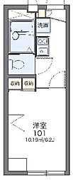 レオパレス希望の丘 1Kの間取図画像