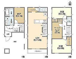Ｋｏｌｅｔ扇大橋08 2SLDKの間取り