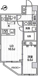 N-stage練馬北町 4階1LDKの間取り