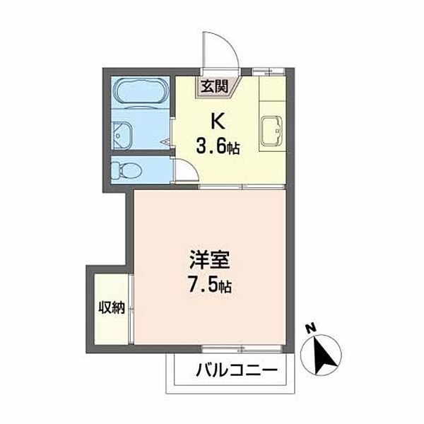 シティ中島丁Ａ 202｜宮城県仙台市青葉区八幡３丁目(賃貸アパート1K・2階・24.00㎡)の写真 その2