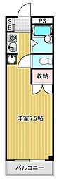 MKビル ワンルームの間取図画像