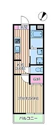グランリヴィエール 1Kの間取図画像