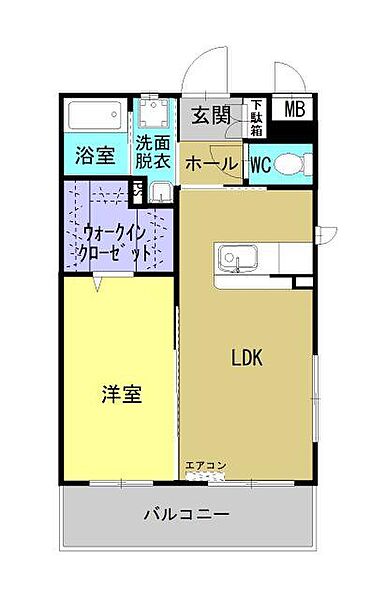 （仮称）都城年見町ＡＫマンション 207｜宮崎県都城市年見町(賃貸マンション1LDK・2階・41.00㎡)の写真 その2