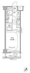 RELUXIA GRANDE 川崎大師公園 1Kの間取図画像