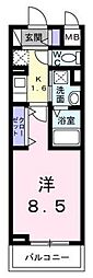 間取図画像 1K