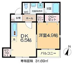 ボナールコート 2階/-