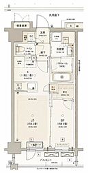 オープンレジデンシア新宿ザ・ハウス 1LDKの間取図画像