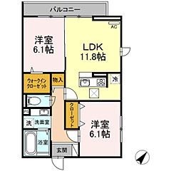 物件の間取り