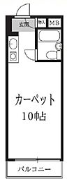 プロスペアー中野 ワンルームの間取図画像