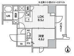 物件の間取り