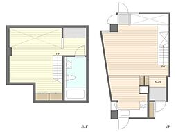 グリーンテラス元代々木 地下1階1LDKの間取り