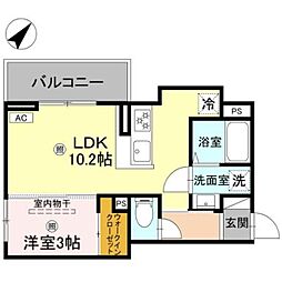 間取図画像 1LDK