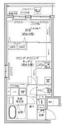 アイルプレミアム赤羽ウエスト 1LDKの間取図画像