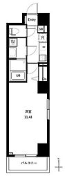 オーキッドレジデンス神田錦町 1Kの間取図画像