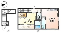 間取図画像 1LDK