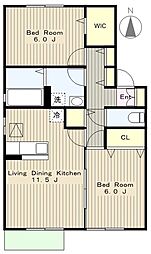 シャンローゼ下溝 2階
