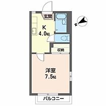 ユーロハイツ名須川　Ｂ 201 ｜ 岩手県盛岡市名須川町13-12（賃貸アパート1K・2階・24.50㎡） その2