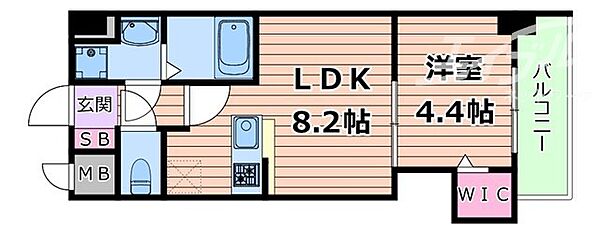 Alivis北梅田 ｜大阪府大阪市北区本庄西２丁目(賃貸マンション1LDK・2階・30.25㎡)の写真 その2