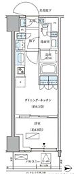 パークアクシス品川天王洲アイル 1DKの間取図画像