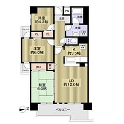 パレ清水が丘 3階