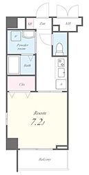BLUEFOREST 1Kの間取図画像