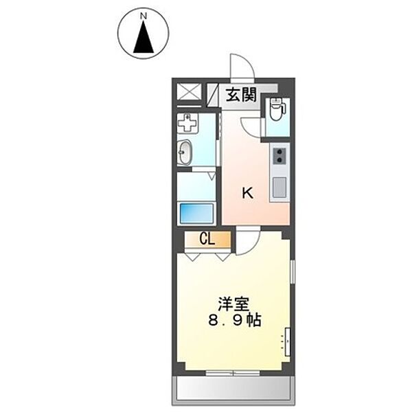 和歌山県和歌山市黒田(賃貸マンション1K・1階・30.00㎡)の写真 その2