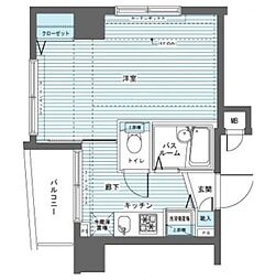 フェニックス高円寺伍番館 3階1Kの間取り