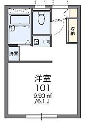 レオパレスガーデニア 1Kの間取図画像
