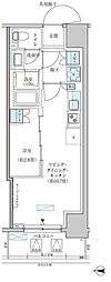 パークアクシス池袋イースト 1LDKの間取図画像