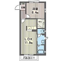 メゾン・ド・ソレイユ　Ｃ 00101 ｜ 栃木県小山市大字横倉新田153-2（賃貸アパート1LDK・1階・43.02㎡） その2