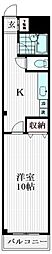 イノビル 1Kの間取図画像
