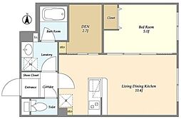 間取図画像 1SLDK
