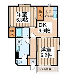 間取図画像 2DK
